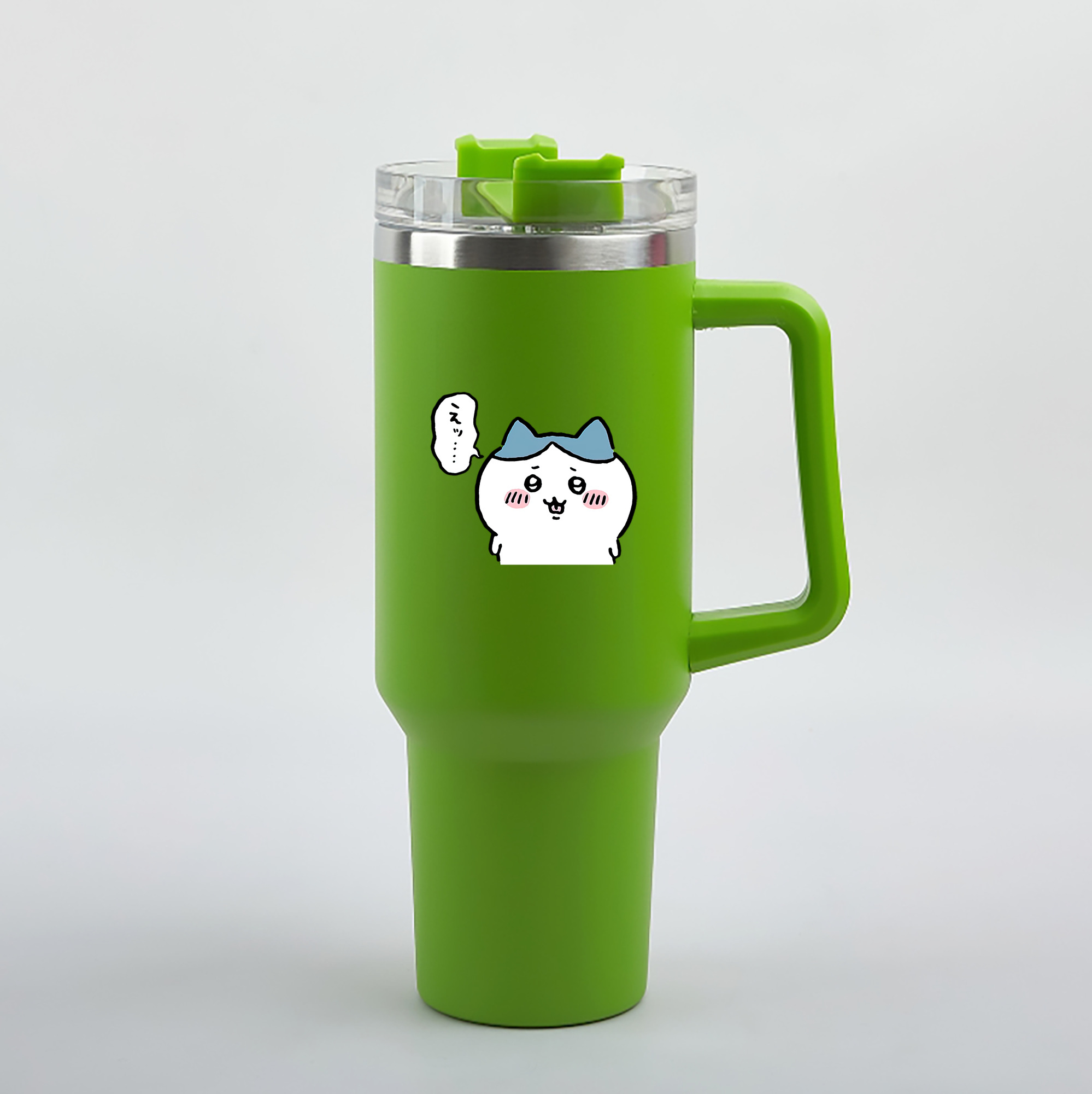 （画像用） ちいかわ ハチワレ Chii-kawa hachiware 1200mL車用タンブラー（カラープリント）